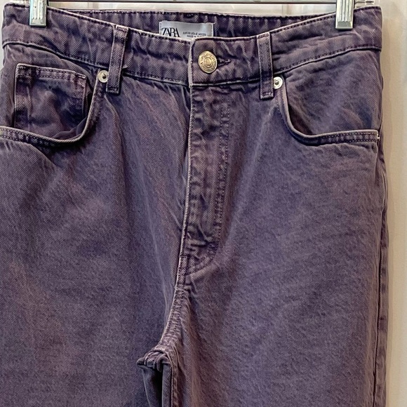 🌷Zara Woman’s High Rise Denim Jeans/ Pants Size:6 Preloved - Picture 1 of 13